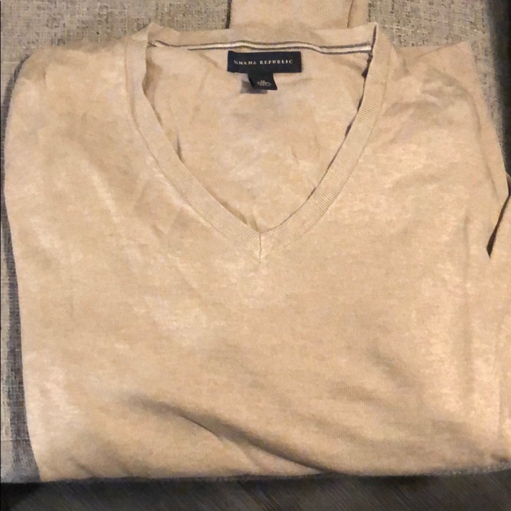 Silk/cotton/cashmere banana republic med sweater